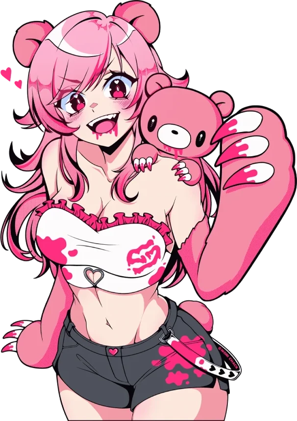 Gloomy Bear Vinyl Decal - View 2