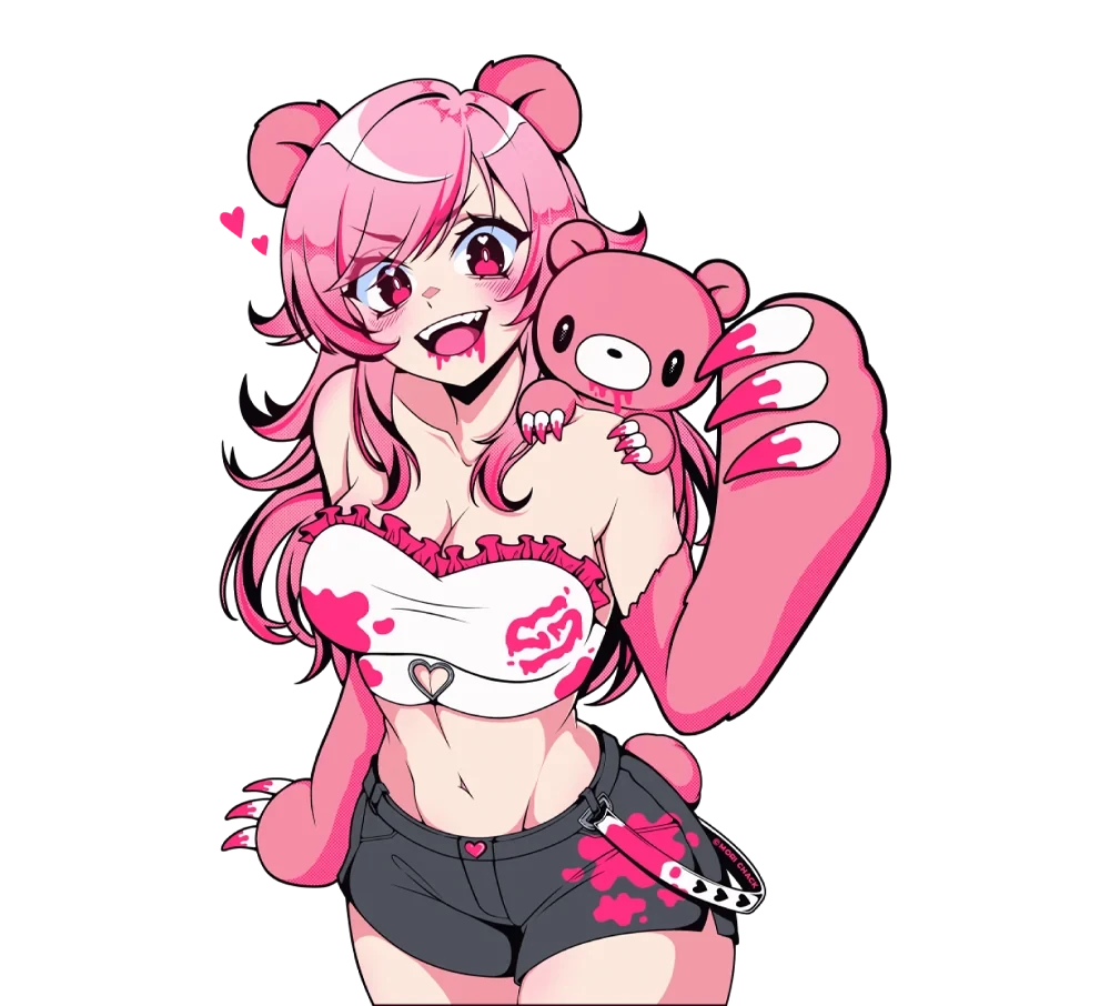 Gloomy Bear Vinyl Decal - View 1
