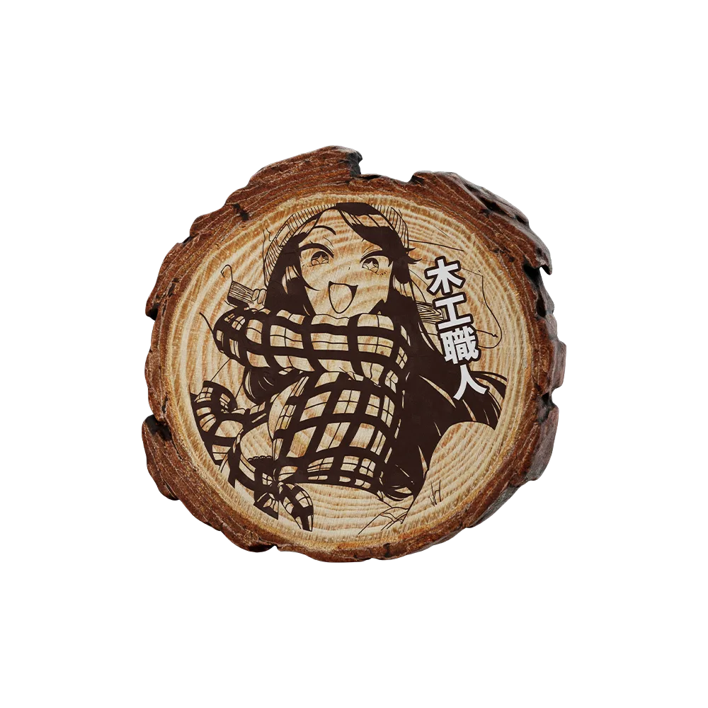 Morning Wood: Double Sided Coaster - View 1