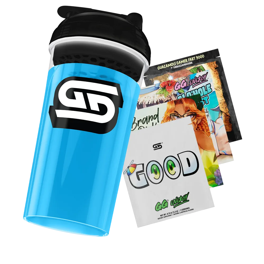 24oz Gamer Supps Shaker Clear - 6 - View 1