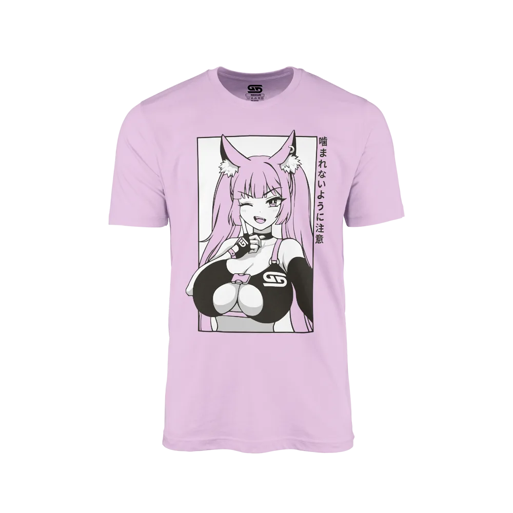 Waifu Shirt S4.1: Frisky Kitty - View 1