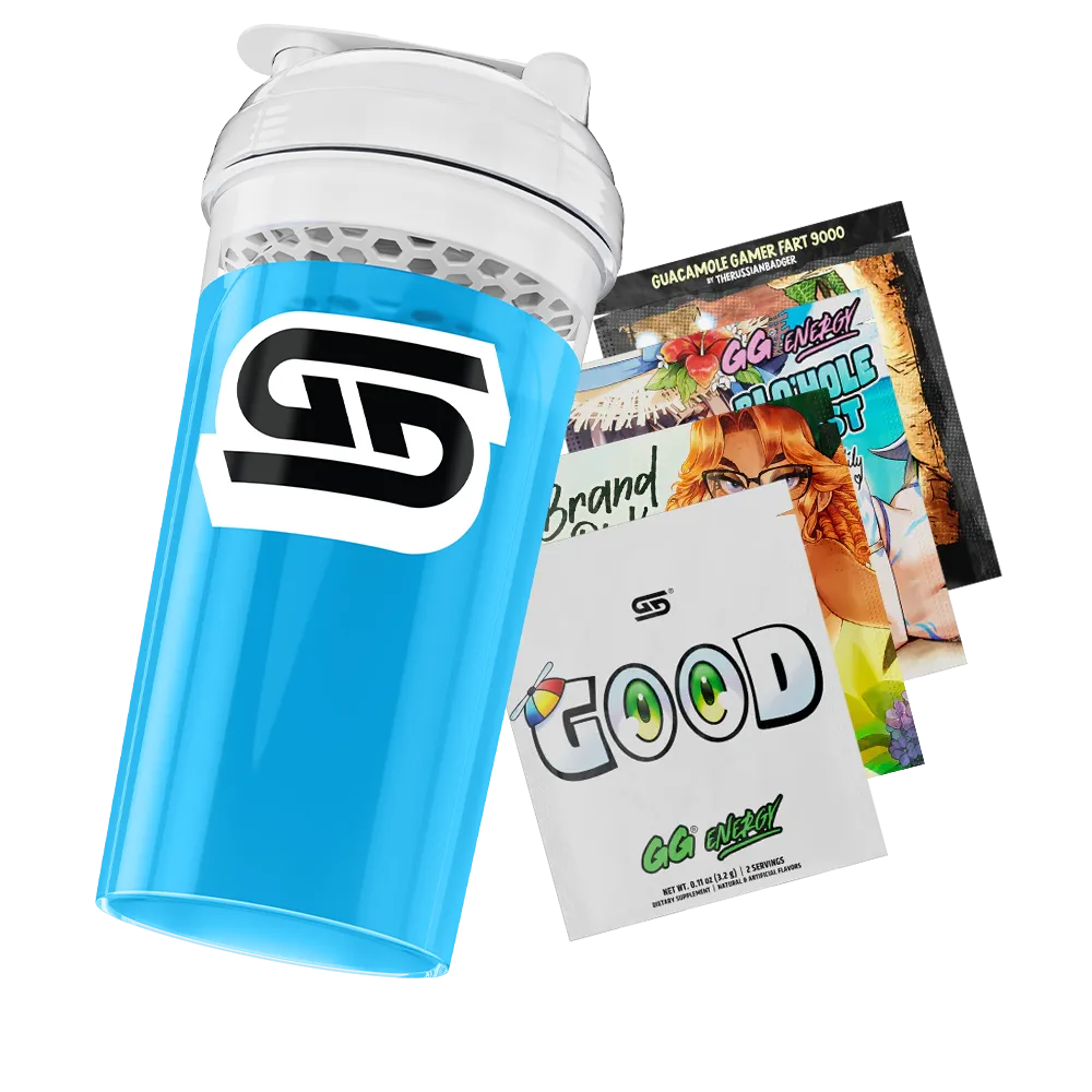 24oz Gamer Supps Shaker Clear - 7 - View 1
