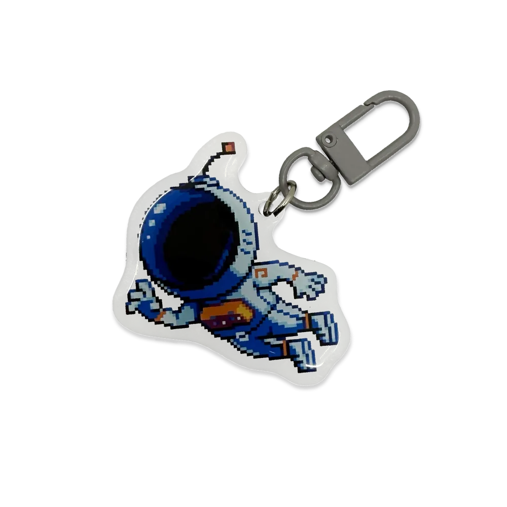 PIXEL CUPS: Astro Lounge Keychain - View 1