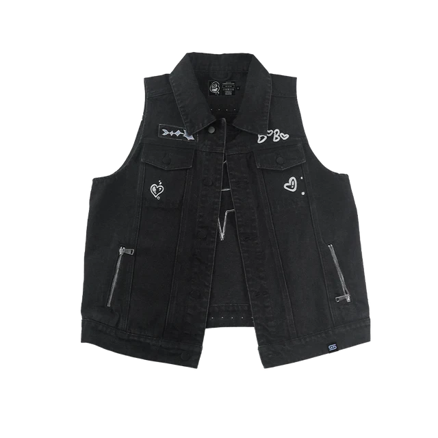 Rockstar Bao: Denim Vest - View 1