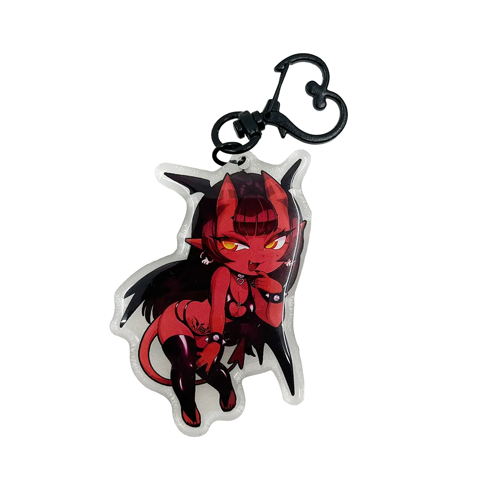 Merunyaa Double-Sided Acrylic Keychain - View 1