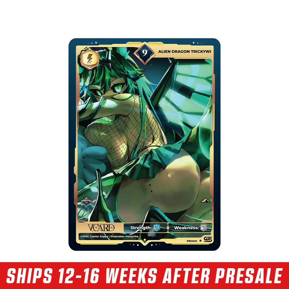 Trickywi: Alien Dragon VCard Promo Card (Info) - View 1