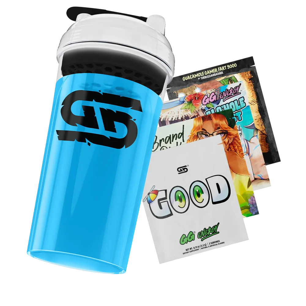 24oz Gamer Supps Shaker Clear - 8 - View 1