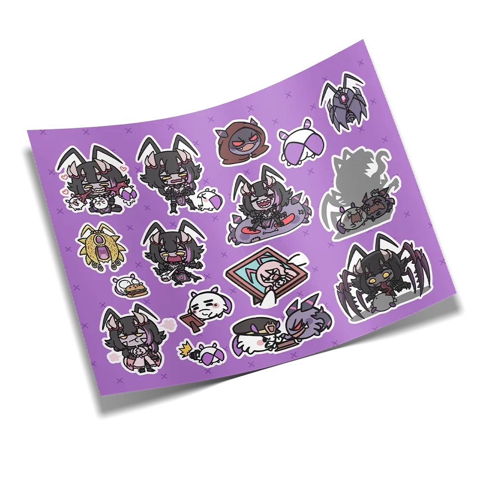 Matara Kan: Evil Mata Sticker Sheet - View 1