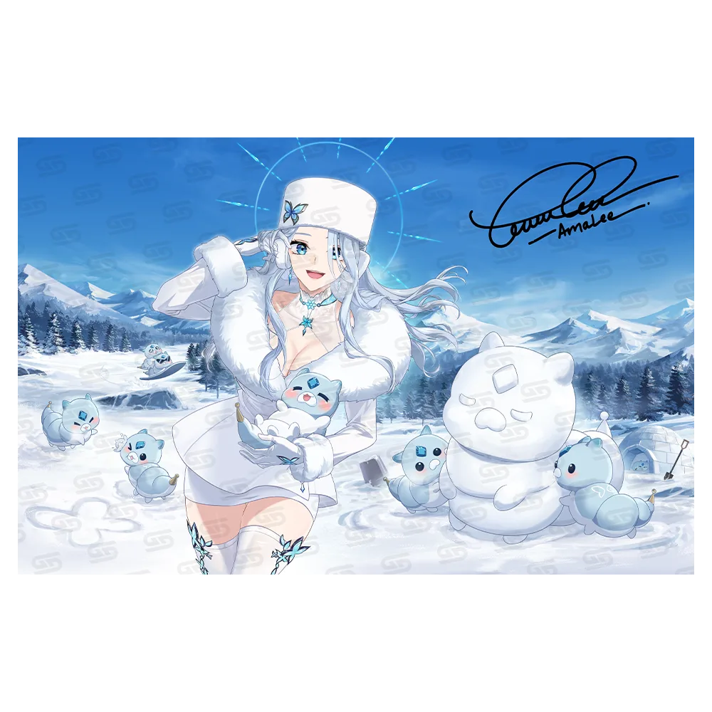 AmaLee & Scufflings: Snow Bunny Mind Control - Signed Poster - View 1
