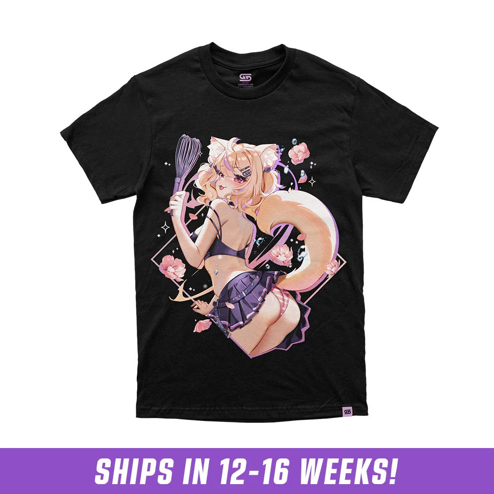 SquChan Shirt: Chef's Kiss Space Cat - View 1