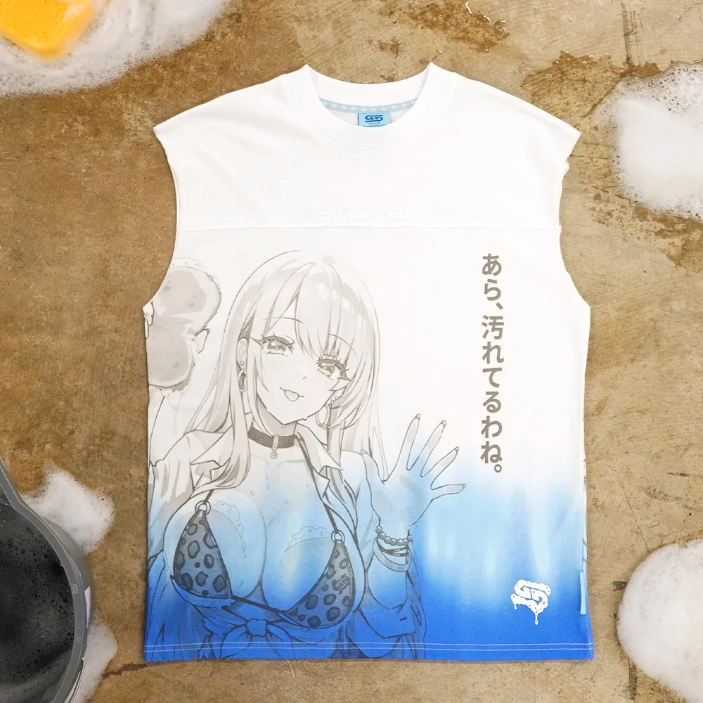 Daisy Detailing: Sleeveless Shirt - View 1