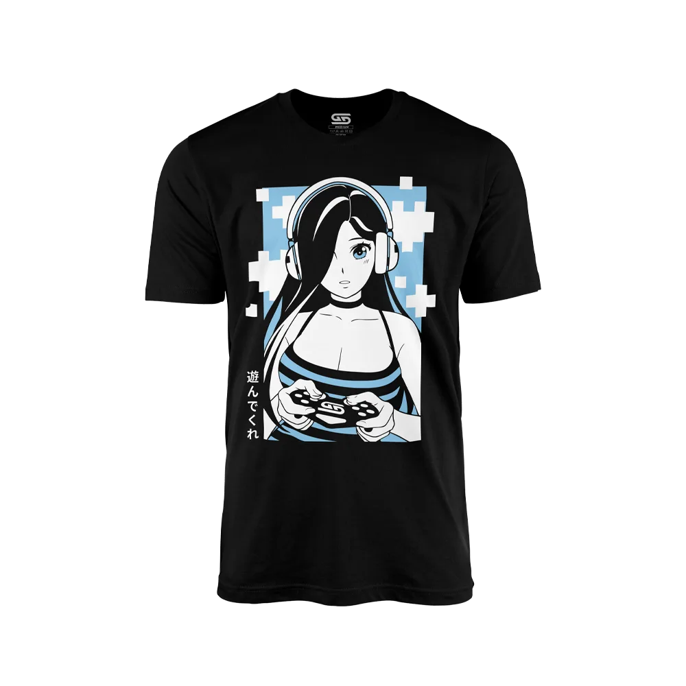Waifu Shirt S4.4: Gamer Girl - View 1