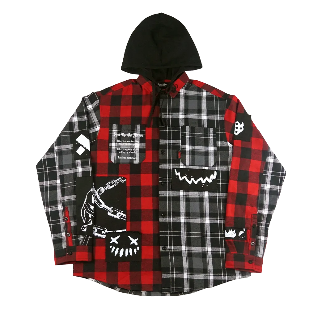 DEMONDICE: Hooded Flannel - View 1