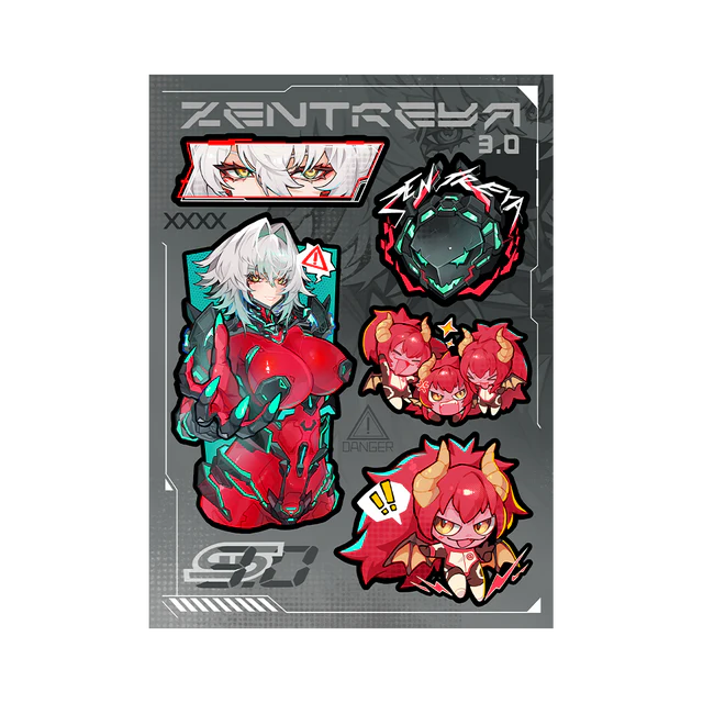 Zentreya 3.0: Sticker Sheet - View 1