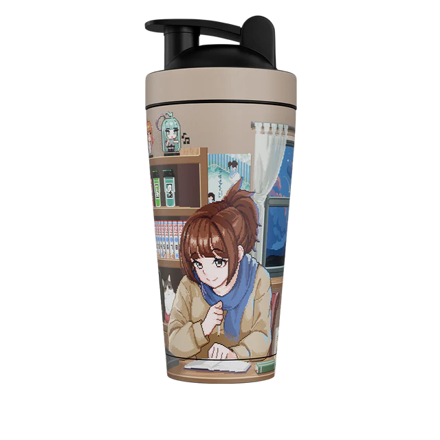 PIXEL CUPS: Lo-Fi Kohai Metal Shaker - View 1