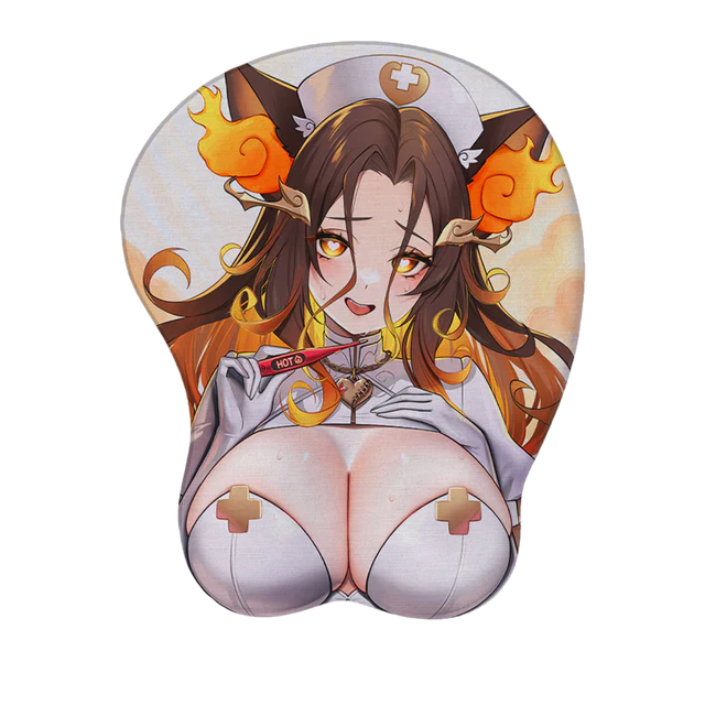 Sinder Nurse Angel Booba Mouse Pad - View 1