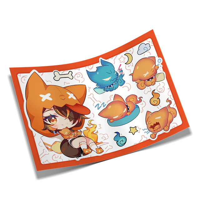 Sinder Sticker Sheet - View 1