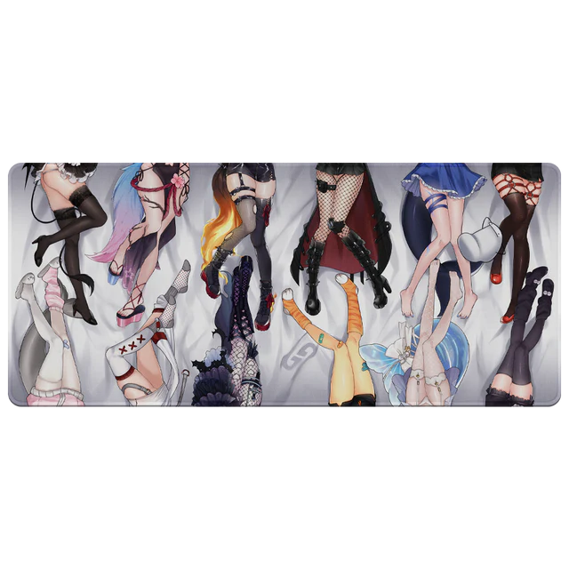 Anime Girl Thigh Vtuber Mouse Pad - View 1