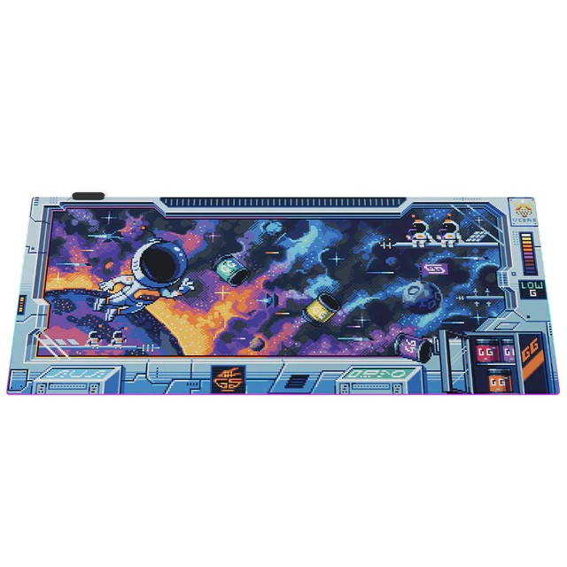 PIXEL CUPS : Astro Lounge RGB Mousepad - View 1
